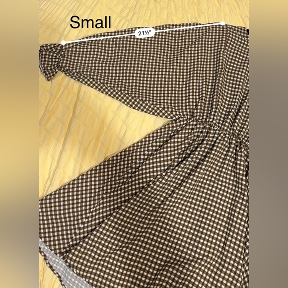 NWT - BUCKETLIST Plaid Mid Dress in Red/Brown - Picture 9 of 16